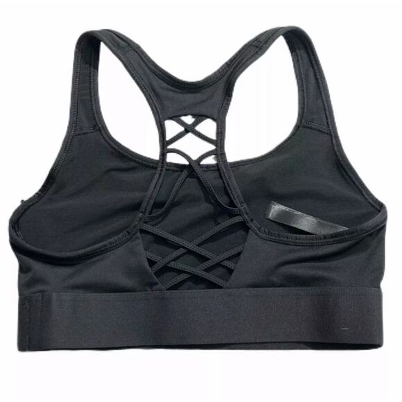 VS Victoria Sport The Player Sport Bra Racerback Black Size S Strappy Back - Picture 8 of 11